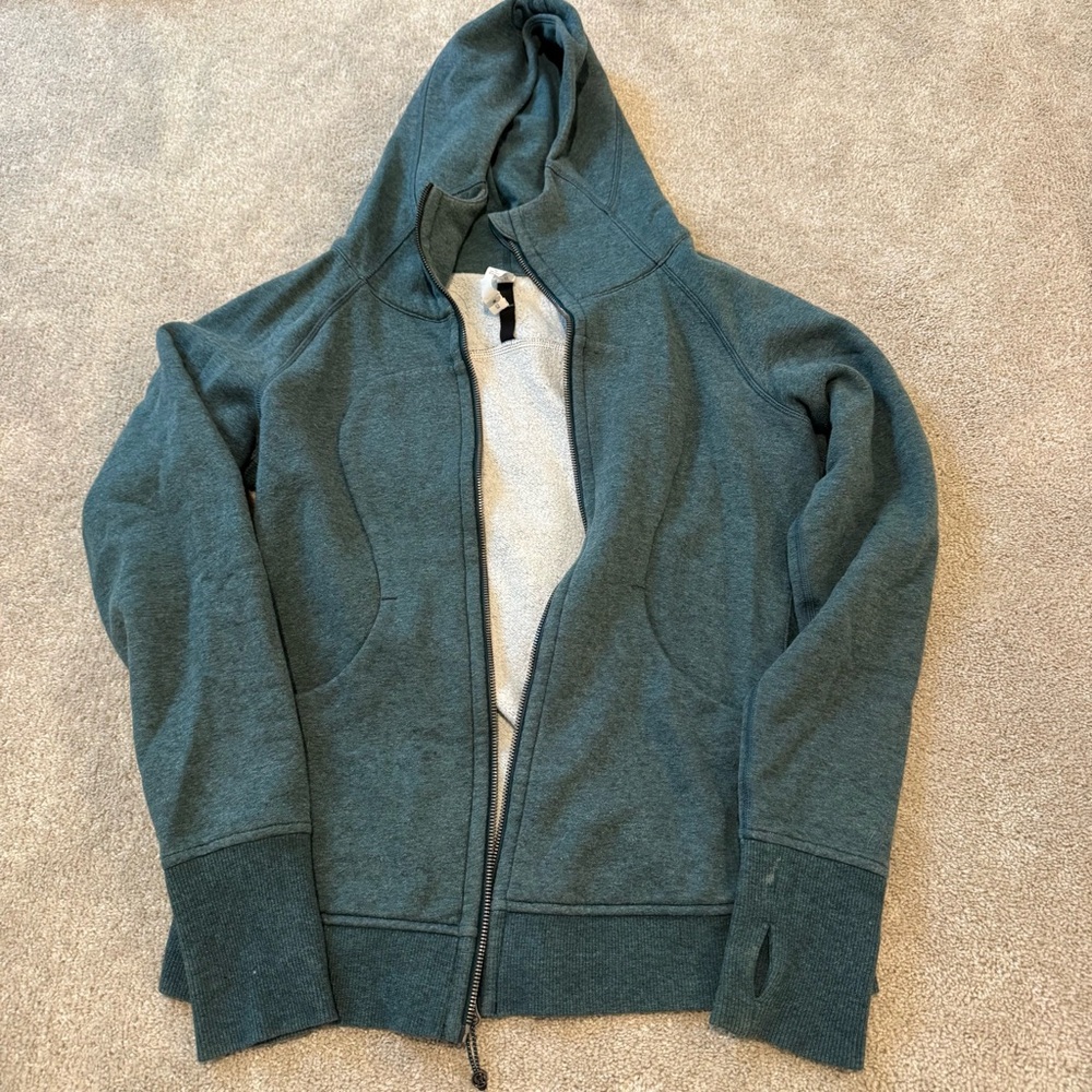 Lululemon Athletica Teal Zip-Up Jacket